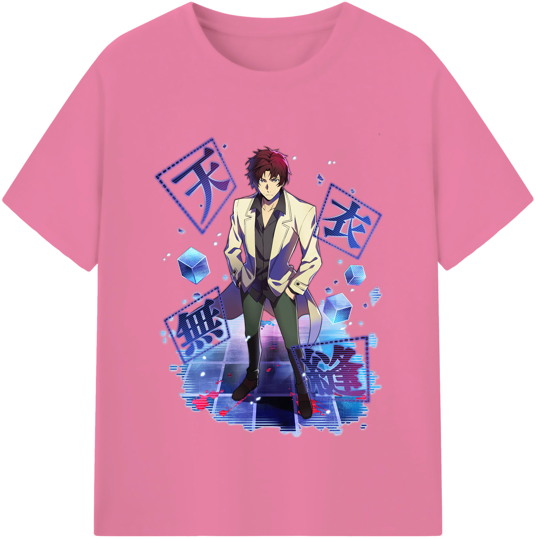 （画像用） 文豪ストレイドッグス Bungo Stray Dogs 綿100％半袖Tシャツ（フロントプリント）